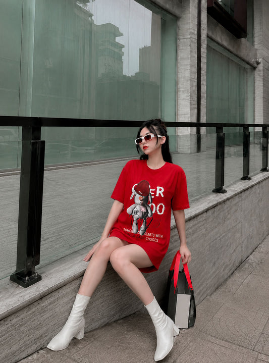 Áo RED BUNNY STREET