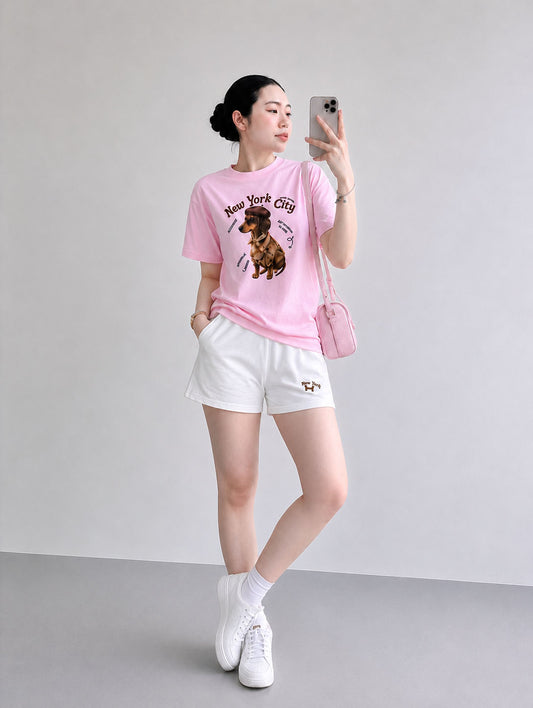 BỘ Pink Dachshund