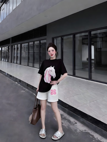 JSY NGỰA HỒNG SET