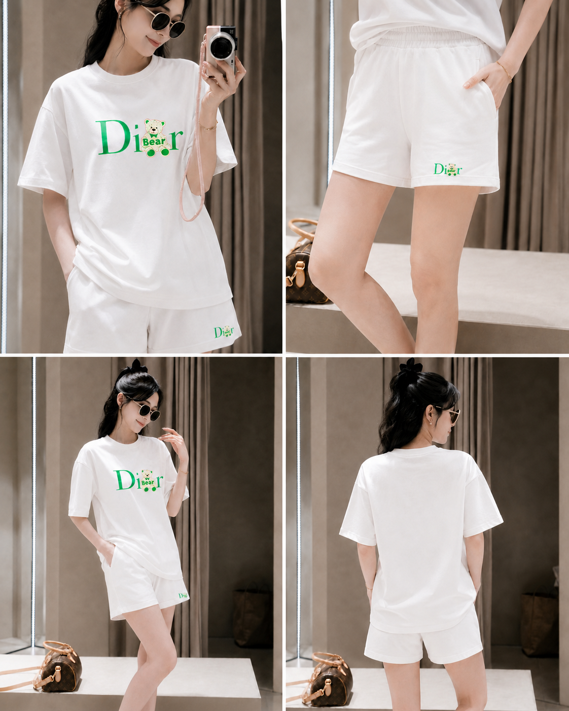 BỘ Nữ Bear Chic