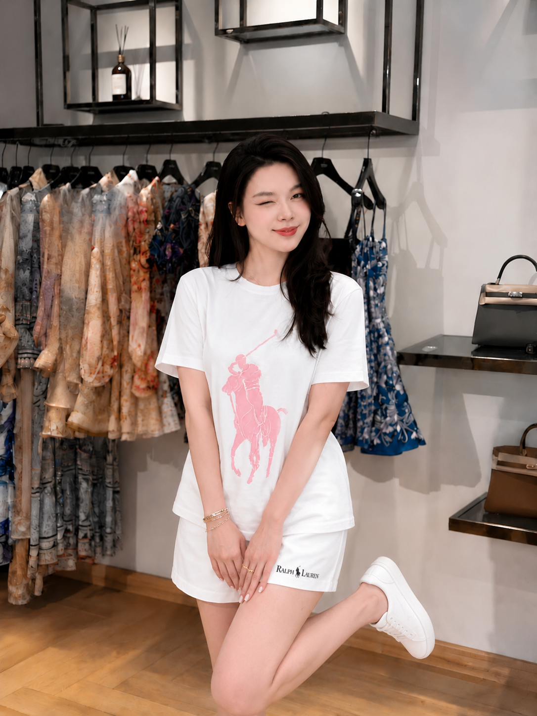 BỘ Trắng Sporty Girl