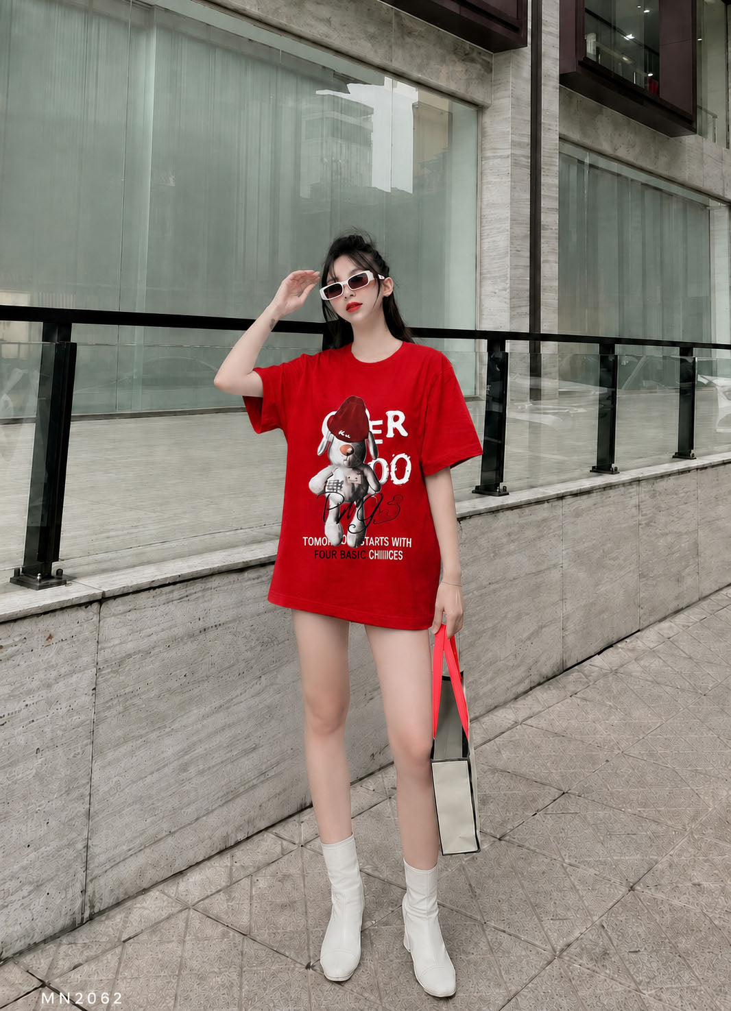 Áo RED BUNNY STREET