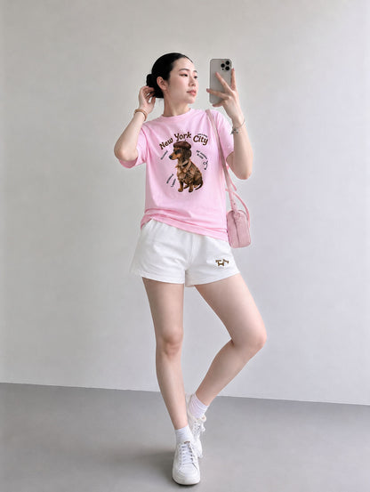 BỘ Pink Dachshund
