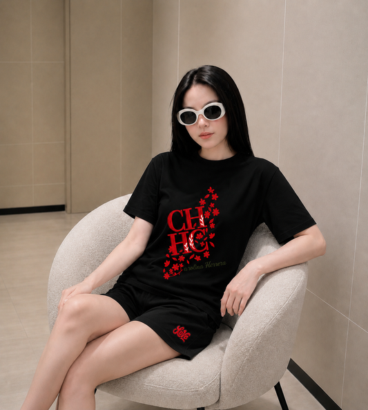 BỘ CH Floral Black