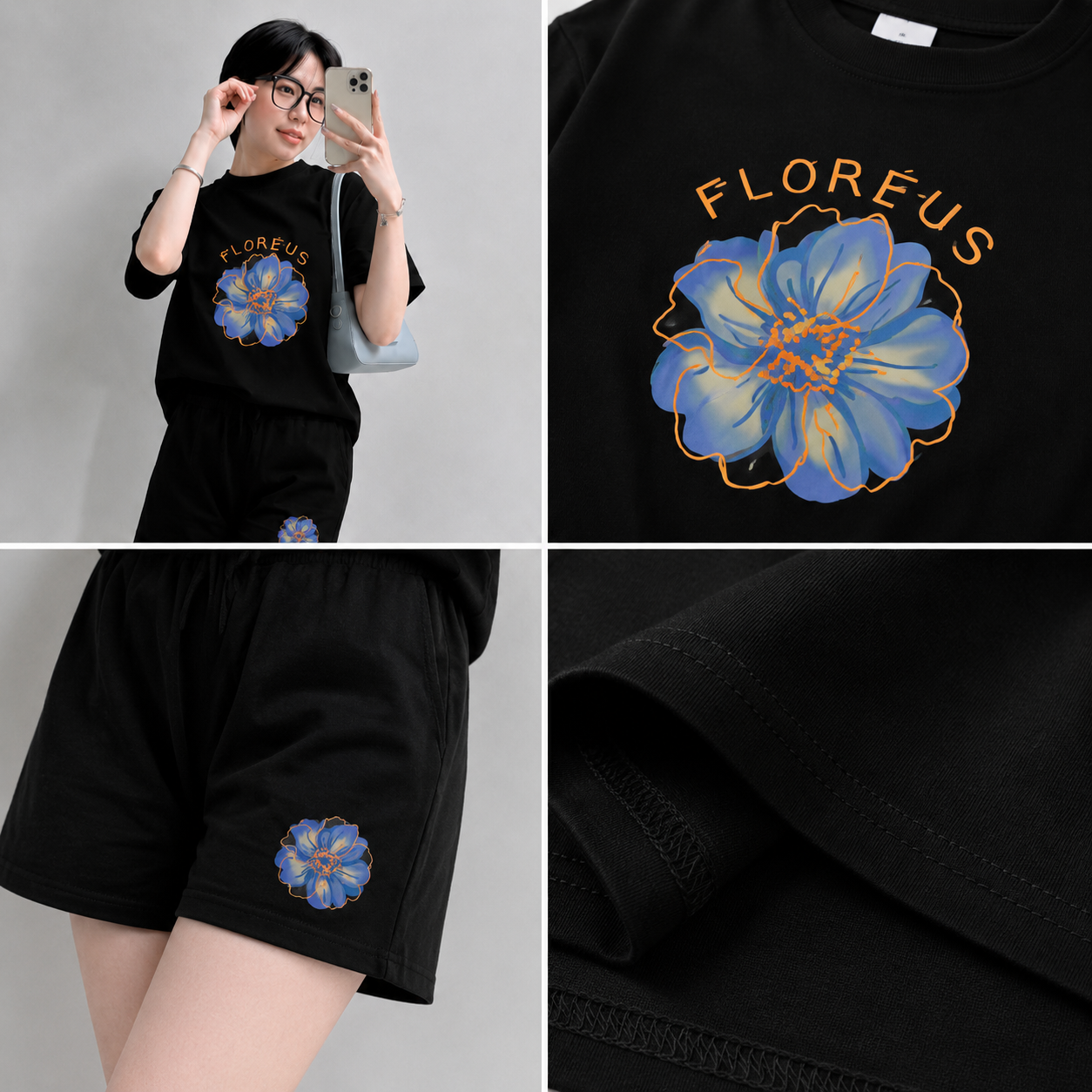 Bộ Đen Floreus