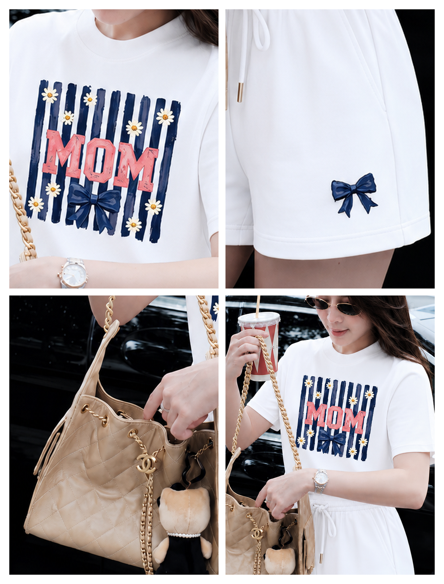 Bộ Mom Daisy White