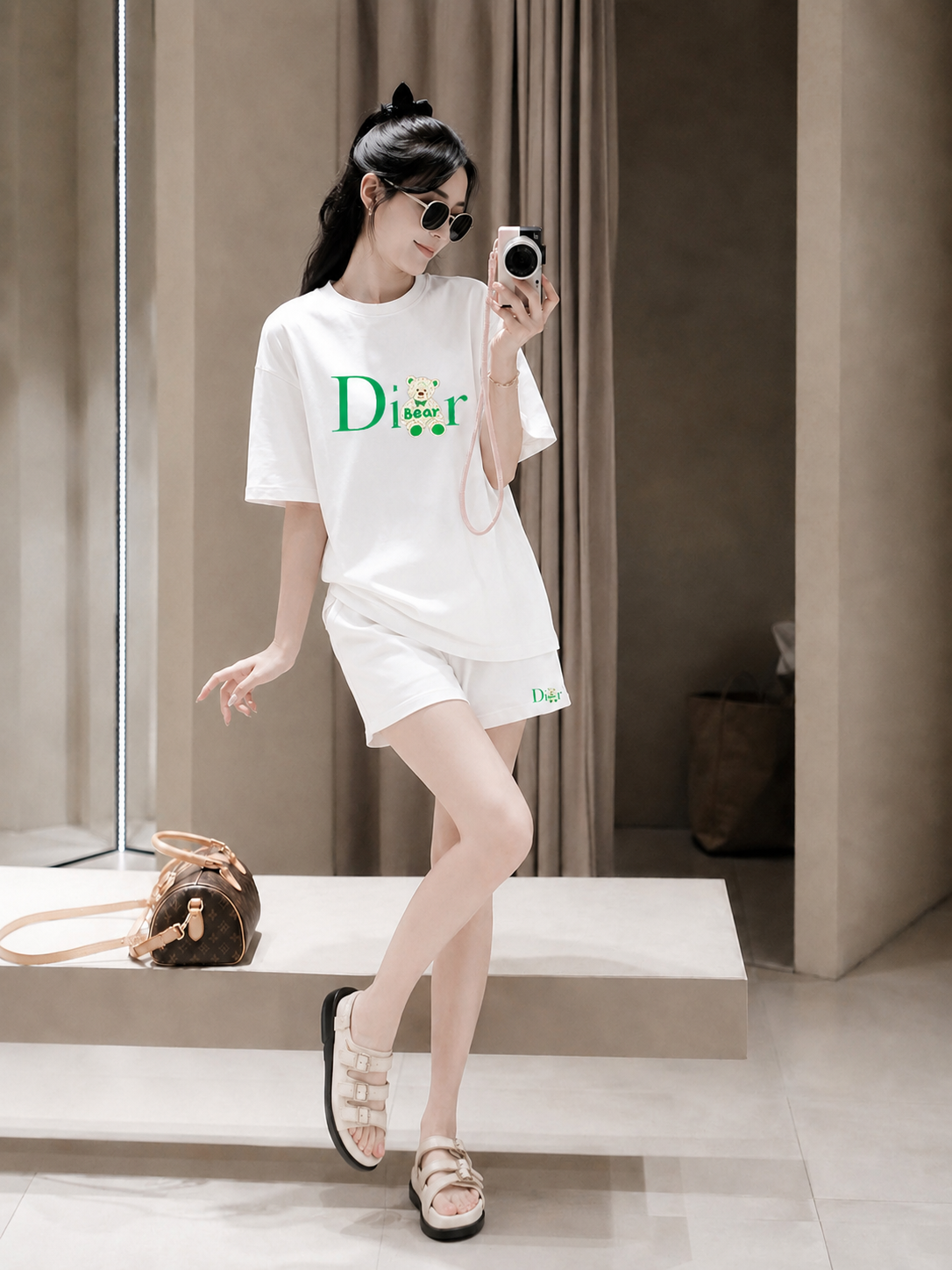 BỘ Nữ Bear Chic
